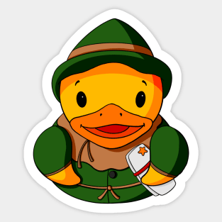 Scarecrow Rubber Duck Sticker